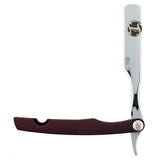 Irving Barber Company Chrome / Brandy Razor