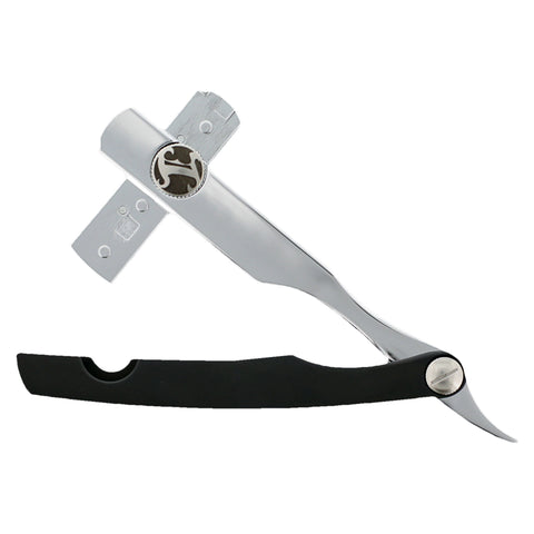 Irving Barber Company Chrome / Matte Black Razor