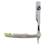 Irving Barber Company Chrome / Yellow Zinc Razor