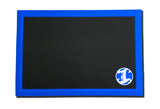 Large Workstation Mat - Blue Border