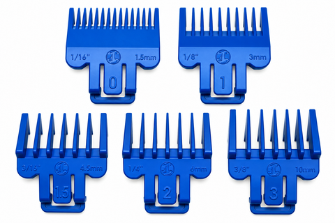 Universal Comb Attachments 5pc. Set - Blue