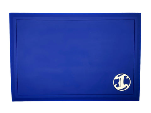 Large Tapered Workstation Mat - LA Blue