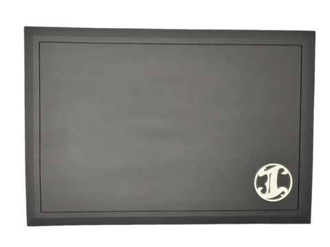 Large Tapered Mat - Black w/ White Logo