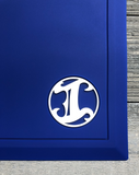 Large Tapered Workstation Mat - LA Blue