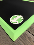 Tapered Workstation Mat - Limited Lime Green/Black/White